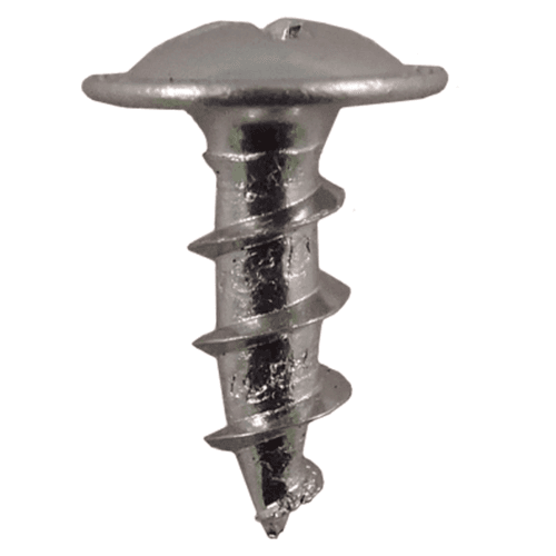 #8 x 7/16" Round Washer Head Drawer Slide Screws, Phillips Drive Coarse Thread and Sharp Point, Zinc, Box of 5 Thousand by Quickscrews - Main Image
