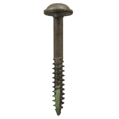 #7 x 1-1/2" Round Washer Head Face Frame/Pocket-Hole Screws, Square Drive Fine Thread and Type 17 Auger Point, Plain, Box of 1 Thousand by Quickscrews - Main Image