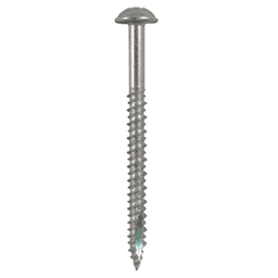 #14 x 3" Round Washer Head Installation Screws, Phillips Drive Hi-Low Thread and Sharp Point, Zinc, Box of Hundred by Quickscrews - Main Image