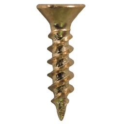 #6 x 1/2" Flat Head Drawer Slide Screws, Phillips Drive Coarse Thread and Sharp Point, Bright Brass, Box of 5 Thousand by Quickscrews - Main Image