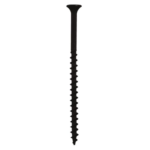 #8 x 3" Bugle Head Drywall Screws, Phillips Drive Coarse Thread and Sharp Point, Black, Box of 5 Hundred by Quickscrews - Main Image