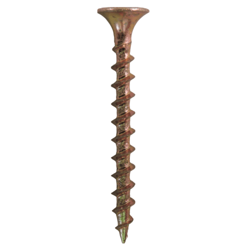 #6 x 1-1/2" Bugle Head Drywall Screws, Phillips Drive Coarse Thread and Sharp Point, Zinc Yellow, Box of 1 Thousand by Quickscrews - Alt Image 1