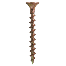 #6 x 1-1/2" Bugle Head Drywall Screws, Phillips Drive Coarse Thread and Sharp Point, Zinc Yellow, Box of 1 Thousand by Quickscrews - Alt Image 1