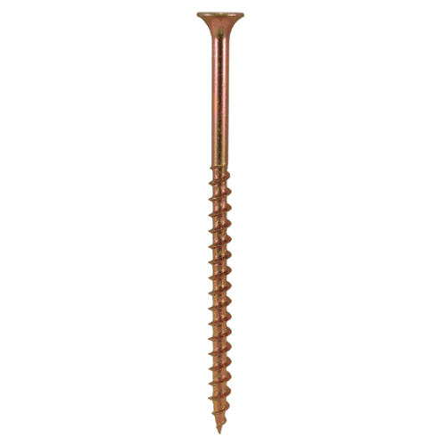 #8 x 3" Bugle Head Drywall Screws, Phillips Drive Coarse Thread and Sharp Point, Zinc Yellow, Box of 5 Hundred by Quickscrews - Main Image