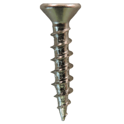 #7 x 3/4" Flat Head Drawer Slide Screws, Phillips Drive Coarse Thread and Sharp Point, Nickel, Box of 20 Thousand by Quickscrews - Main Image