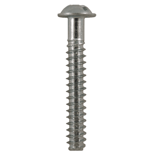 #12 x 1-1/2" Round Washer Head Knob & Pull Machine Screws, Phillips/Slotted Drive Type B Thread and Blunt Point, Zinc, Box of Hundred by Quickscrews - Main Image