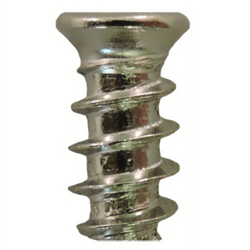 6.3mm x 30mm Flat Head Euro Screws, Pozi Drive Type B Thread and Blunt Point, Nickel, Box of 5 Thousand by Quickscrews - Alt Image 1