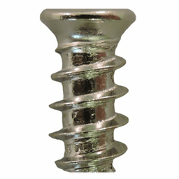 6.3mm x 30mm Flat Head Euro Screws, Pozi Drive Type B Thread and Blunt Point, Nickel, Box of 5 Thousand by Quickscrews - Alt Image 1