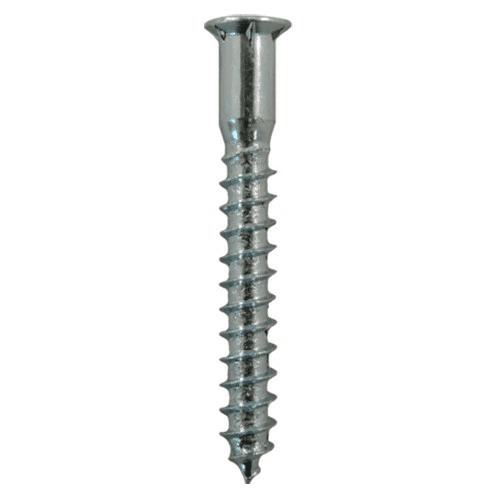 #6 x 7/16" Pan Head Drawer Slide Screws, Phillips Drive Coarse Thread and Sharp Point, Zinc, Box of Hundred by Quickscrews - Main Image