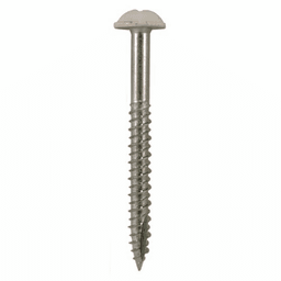 #14 x 3" Round Washer Head Installation Screws, Phillips Drive Hi-Low Thread and Sharp Point, Zinc, Box of Hundred by Quickscrews - Alt Image 1