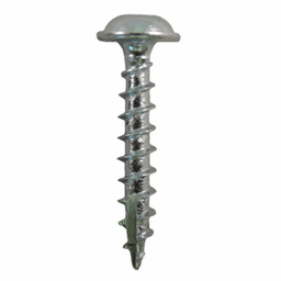 #8 x 2" Round Washer Head Assembly Screws, Square Drive Coarse Thread and Type 17 Auger Point, Zinc, Box of 1 Thousand by Quickscrews - Alt Image 1