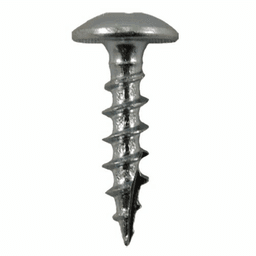 #8 x 3/4" Truss Head Compact Hinge Screws, Square Drive Coarse Thread and Type 17 Auger Point, Zinc, Box of 1 Thousand by Quickscrews - Main Image