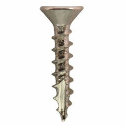 #6 x 3/4" Large Flat Head Hinge Edge Screws, Phillips Drive Coarse Thread and Type 17 Auger Point, Nickel, Box of 1 Thousand by Quickscrews - Main Image