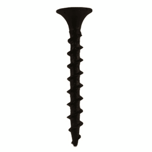 #6 x 1-1/8" Bugle Head Drywall Screws, Phillips Drive Coarse Thread and Sharp Point, Black, Box of Hundred by Quickscrews - Main Image