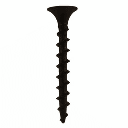 #6 x 2" Bugle Head Drywall Screws, Phillips Drive Coarse Thread and Sharp Point, Black, Box of Hundred by Quickscrews - Main Image