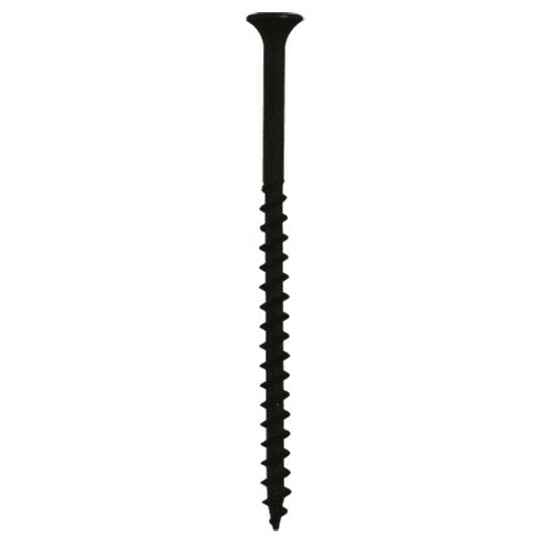 #8 x 3" Bugle Head Drywall Screws, Phillips Drive Coarse Thread and Sharp Point, Black, Box of Hundred by Quickscrews - Main Image
