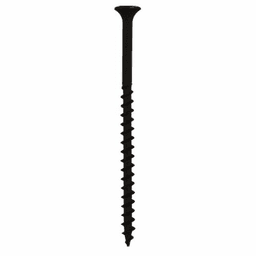 #8 x 3" Bugle Head Drywall Screws, Phillips Drive Coarse Thread and Sharp Point, Black, Box of Hundred by Quickscrews - Main Image