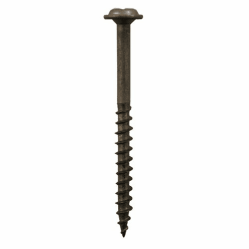 #8 x 1-1/2" Round Washer Head Assembly Screws, Square/Phillips Drive Coarse Thread and Sharp Point, Plain, Box of Hundred by Quickscrews - Main Image