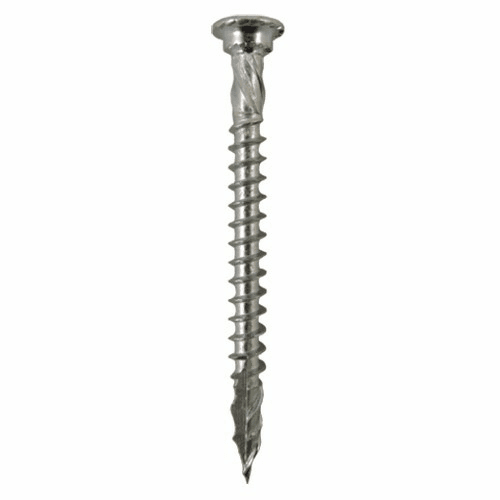 #8 x 2" Funnel Head Assembly Screws, Square Drive Coarse Thread and Type 17 Auger Point, Zinc, Box of 1 Thousand by Quickscrews - Main Image