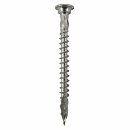 #8 x 2" Funnel Head Assembly Screws, Square Drive Coarse Thread and Type 17 Auger Point, Zinc, Box of 1 Thousand by Quickscrews - Main Image