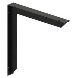 Rakks Counter Support Brackets in Black Finish - Improves Handicapped Accessibility and Ergonomics of Work Area