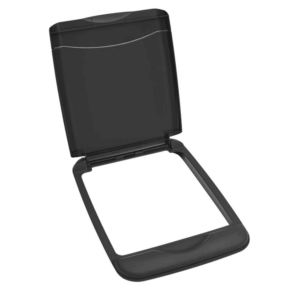 35 QT Waste Container Lid, Black - Main Image