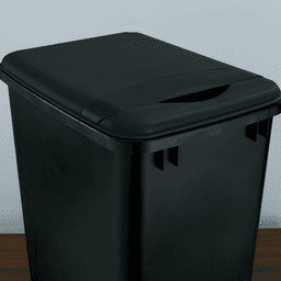 35 QT Waste Container Lid, Green - Alt Image 2