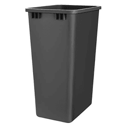 50 Quart Replacement Waste Container, Black Main - Image