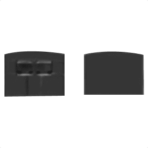 Tresco Lighting Infinex Aluminum Square End Cap Set in Black - Enhance Your Lighting System