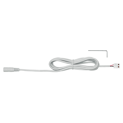 24VDC Barrel/2 Screw Terminal Starter Cord for LED Lighting, Closet Lighting, Under Cabinet Lighting, and more by Tresco Lighting