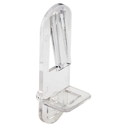 5mm Locking Shelf Clip with White Finish