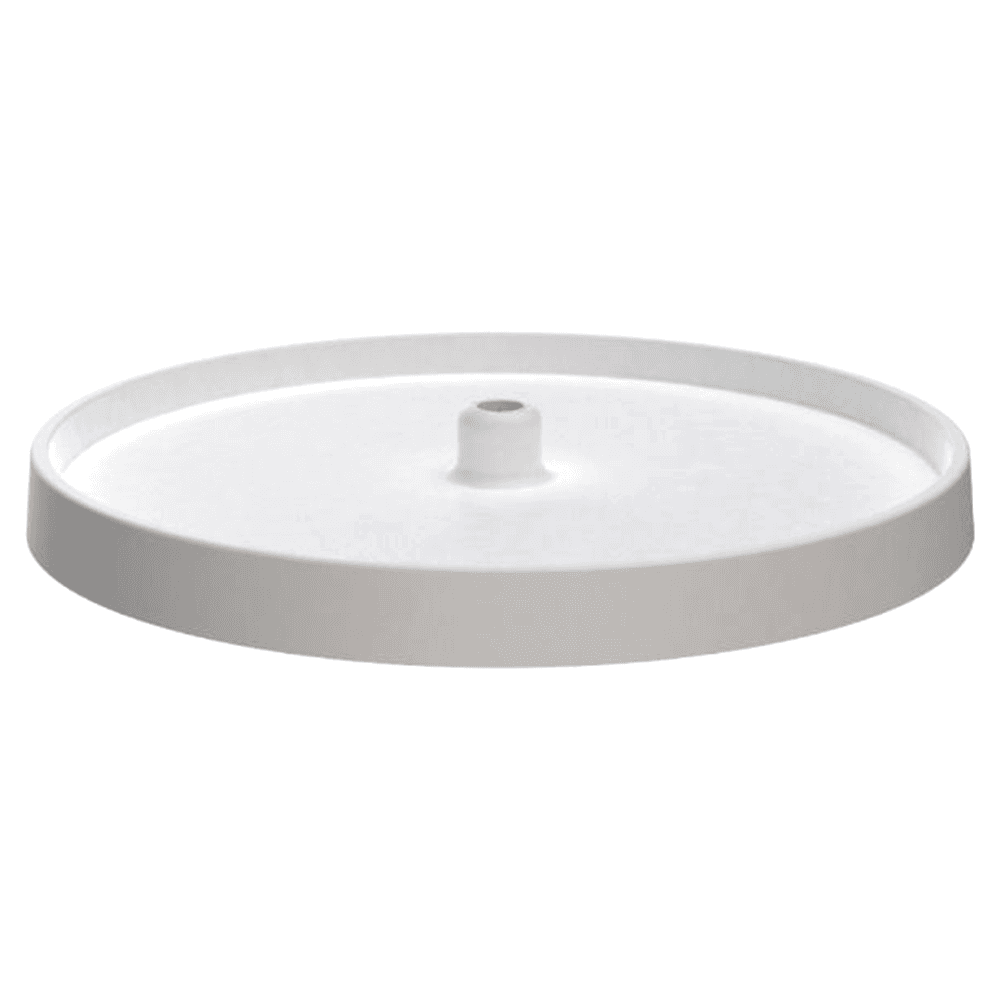 18" Full-Circle 1 Tray Value Line Lazy Susan, White - Alt Image 3