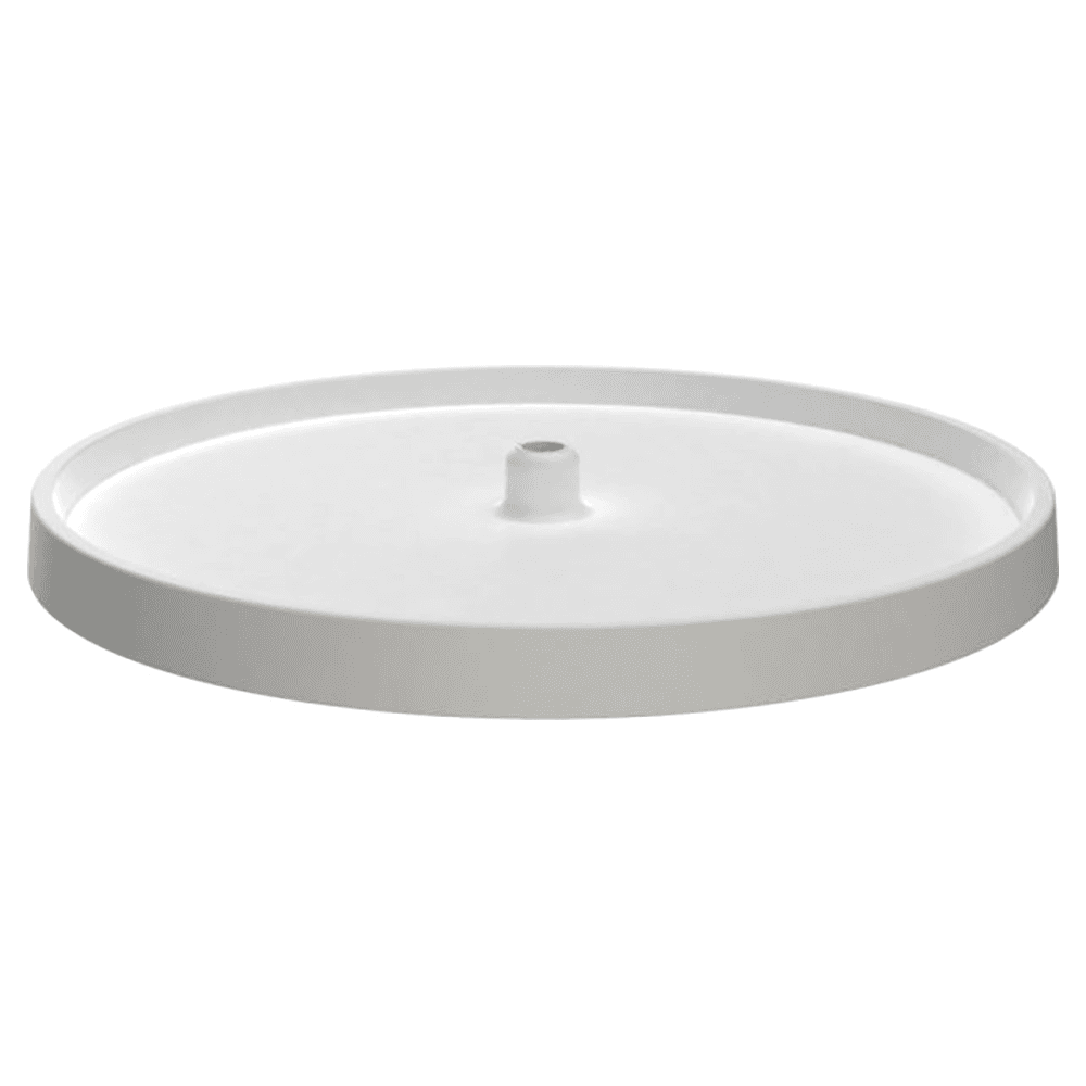 28" Full-Circle 1 Tray Value Line Lazy Susan, White - Main Image