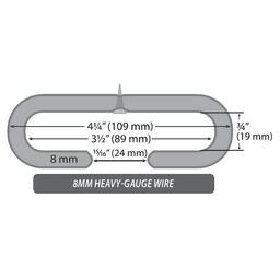 18" Stemware Holder, Chrome - Alt Image 1