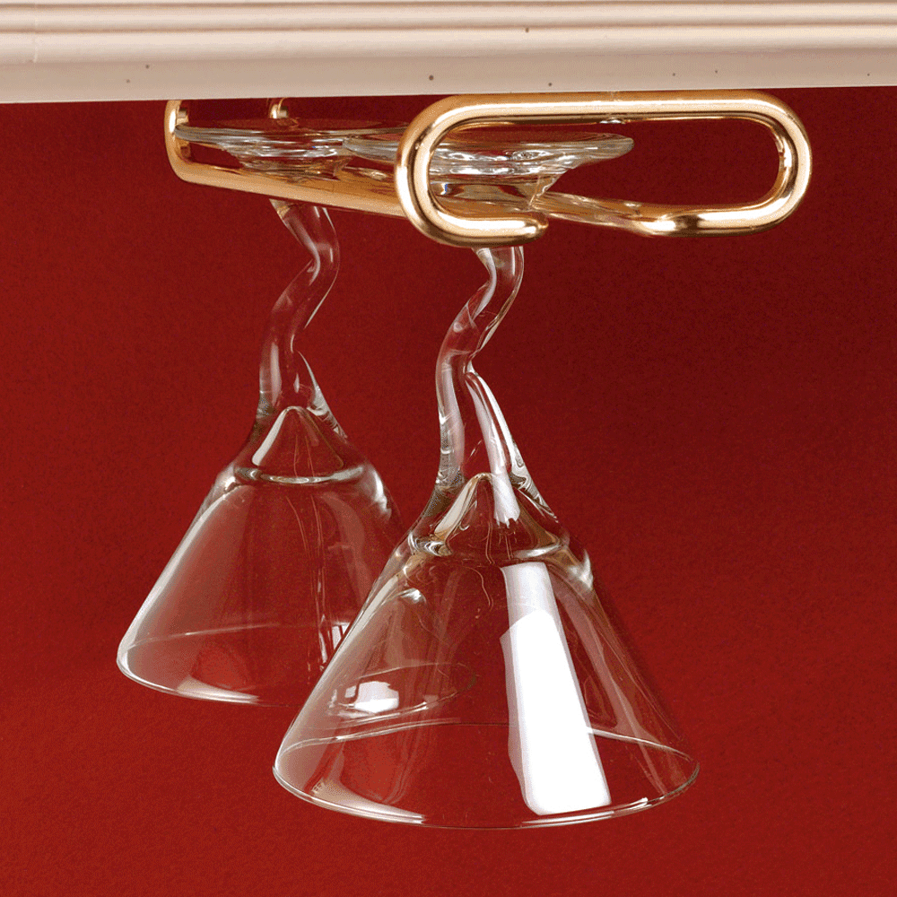 18" Stemware Holder, Chrome - Alt Image 2