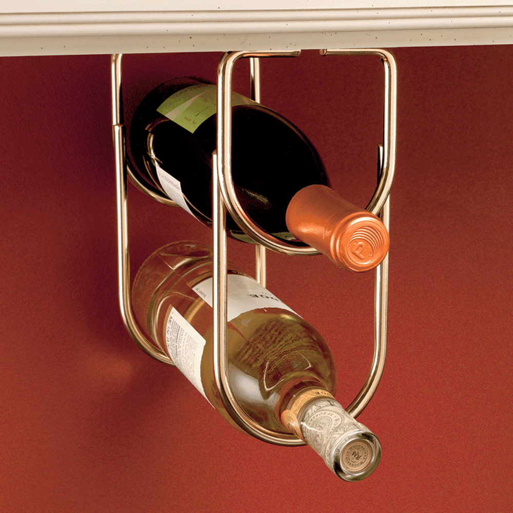 4-1/4" Double Bottle Rack, Oil Rubbed Bronze - Alt Image 2