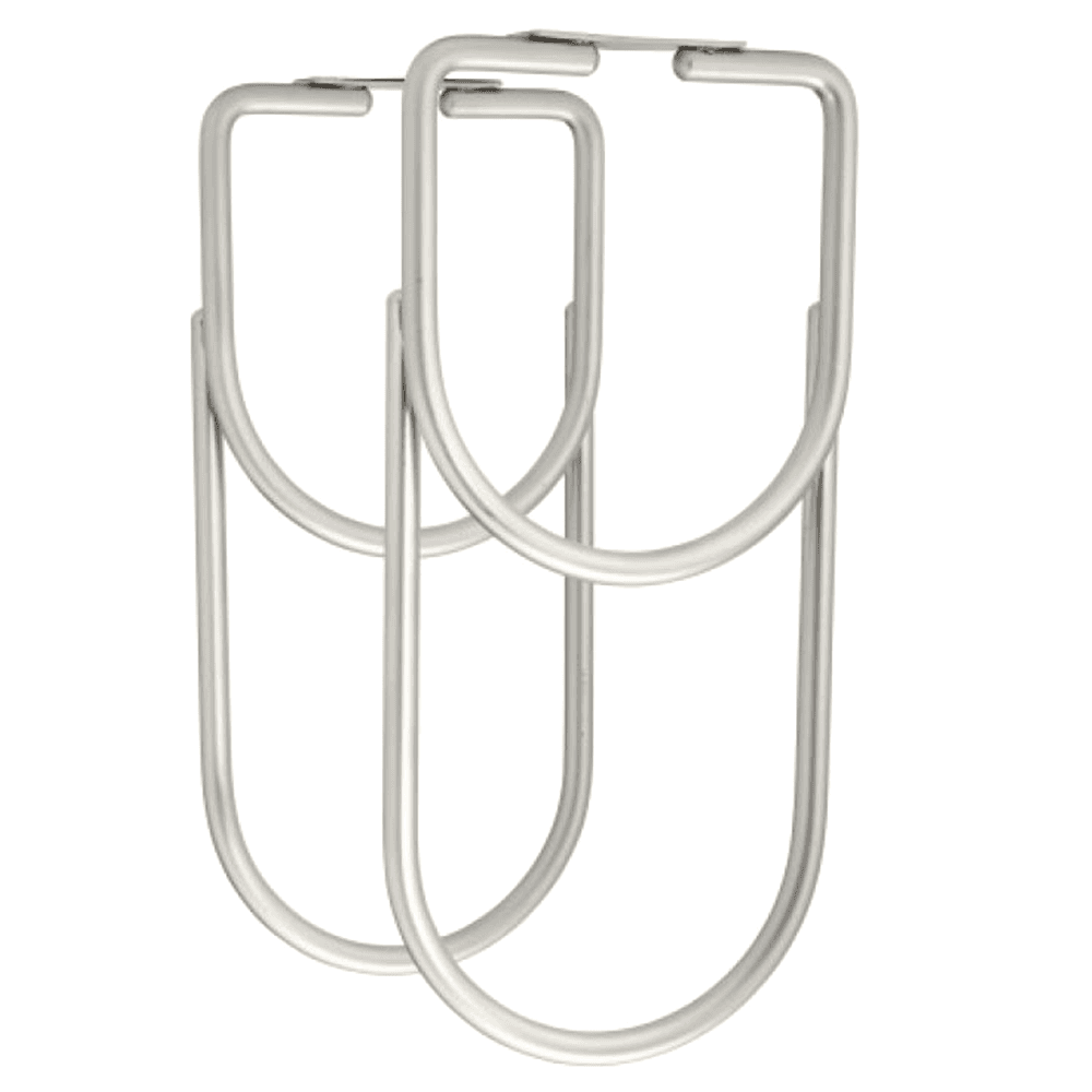 4-1/4" Double Bottle Rack, Satin Nickel - Main Image