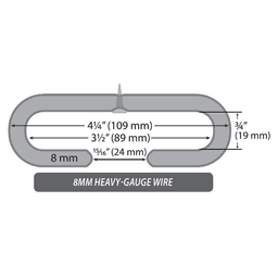 3450 11" Stemware Holder, Chrome - Alt Image 1