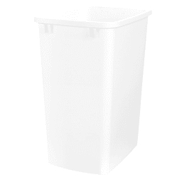 35 QT Replacement Bin, White, 17-7/8" Height - Main Image