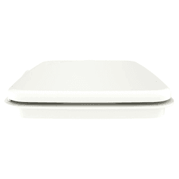 35/50 QT Waste Container Lid, White Alt 1 - Image