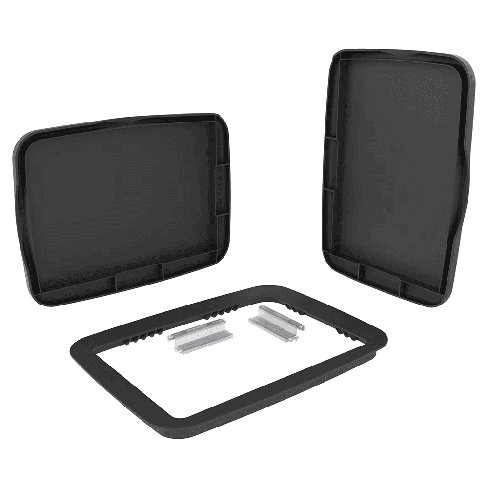 35/50 QT Waste Container Lid, Orion Gray Alt 5 - Image