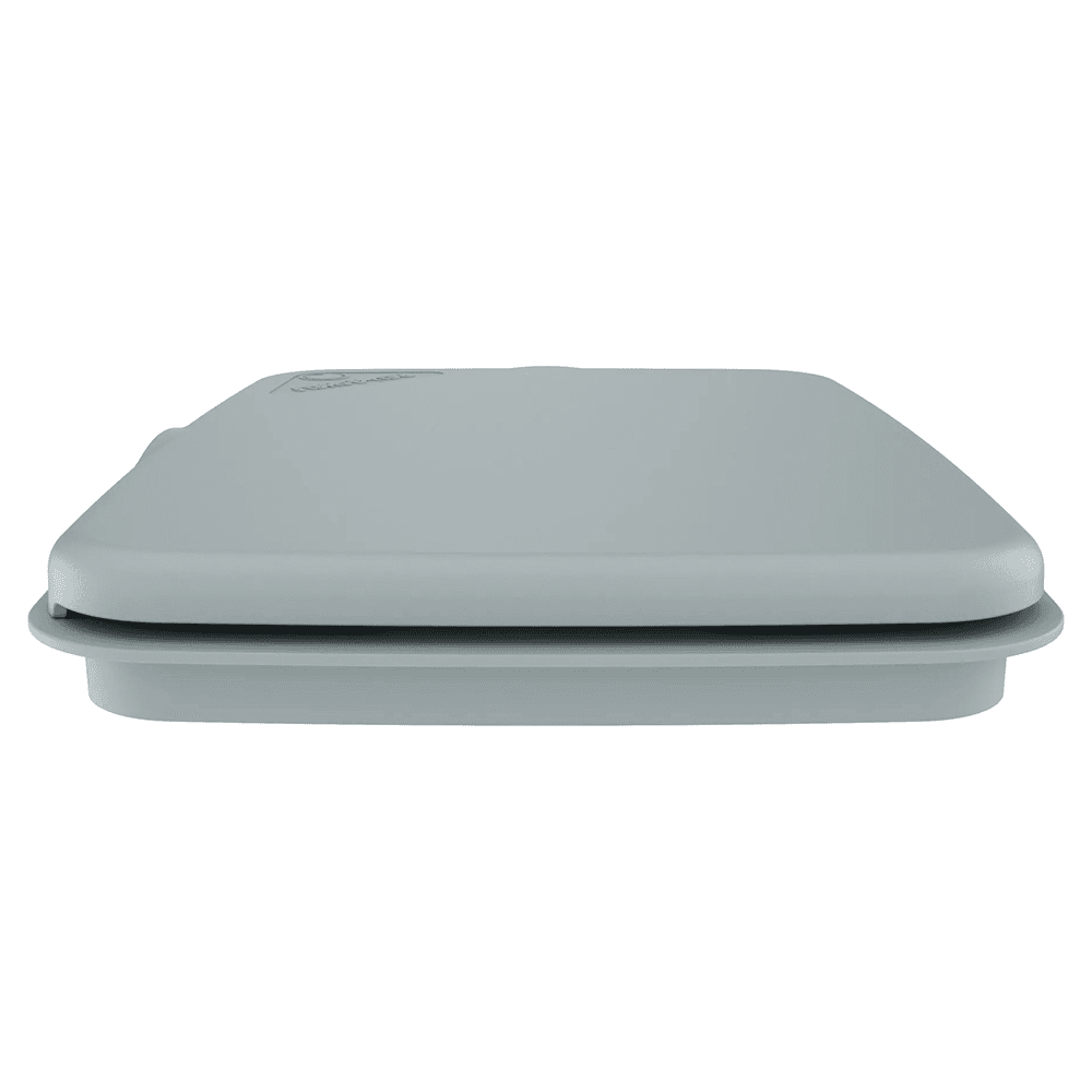 35/50 QT Waste Container Lid, Gray Alt 1 - Image
