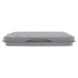 35/50 QT Waste Container Lid, Silver Alt 2 - Image