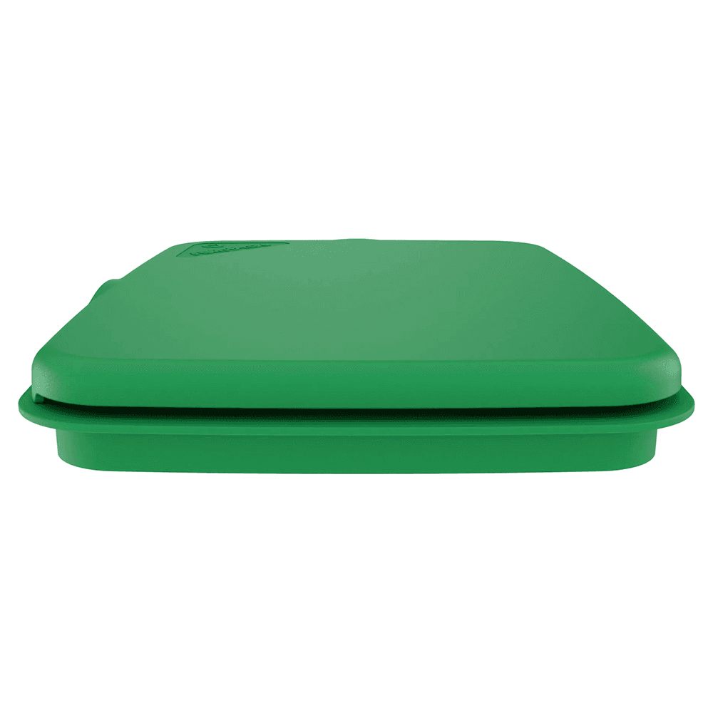 35/50 QT Waste Container Lid, Green Alt 1 - Image