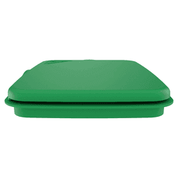 35/50 QT Waste Container Lid, Green Alt 1 - Image