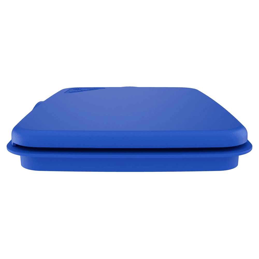 35/50 QT Waste Container Lid, Blue Alt 1 - Image