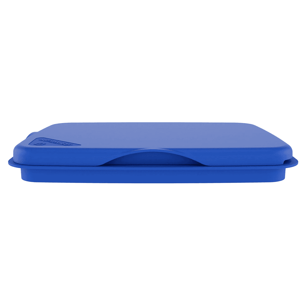 35/50 QT Waste Container Lid, Blue Alt 2 - Image