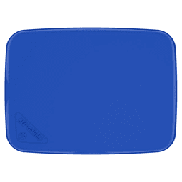 35/50 QT Waste Container Lid, Blue Alt 3 - Image