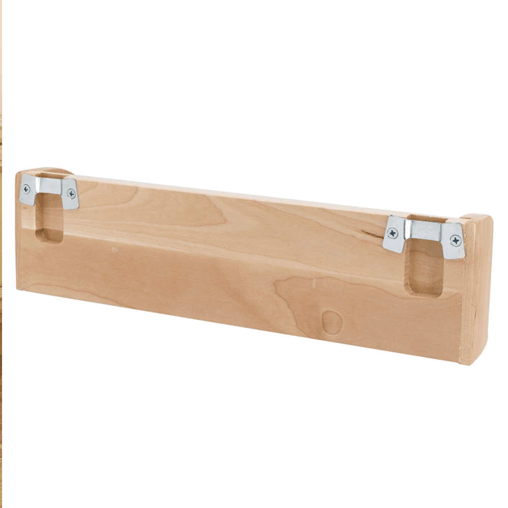 14" 1-Tier Wood Door Storage Tray with Screw Clips - Alt Image 1