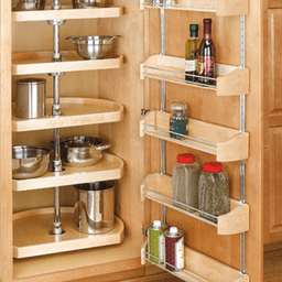 14" 1-Tier Wood Door Storage Tray with Screw Clips Bulk 5 - Alt Image 3